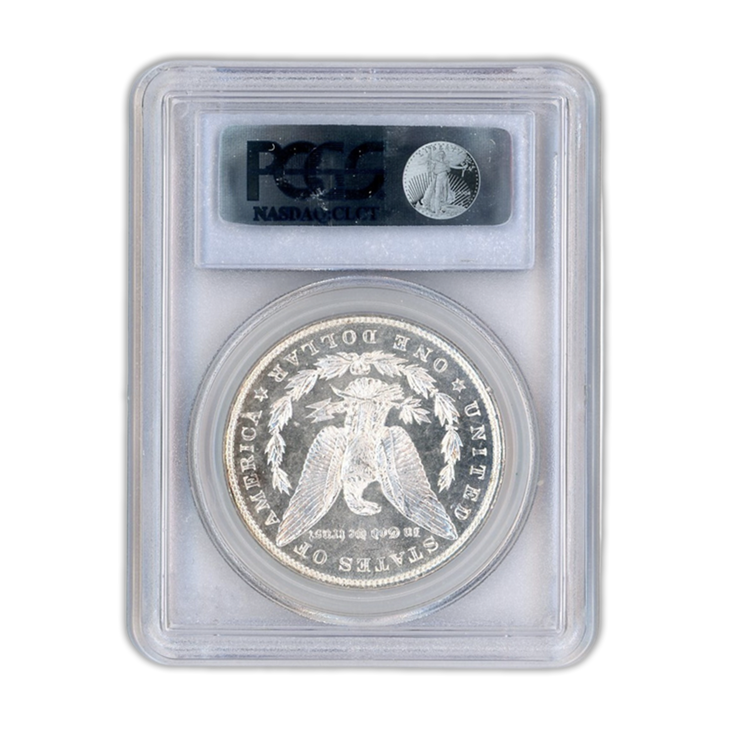 1896 Morgan Silver Dollar Philadelphia - PCGS MS63 PL Sight White