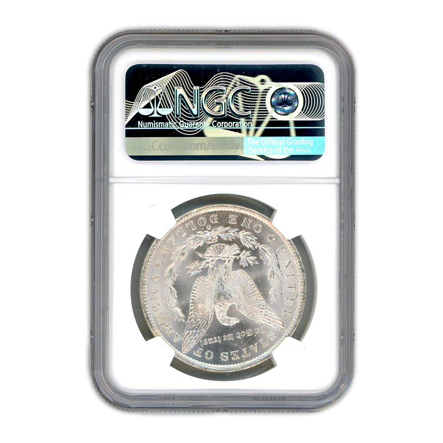 1884 Morgan Silver Dollar New Orleans - NGC MS63 Sight White