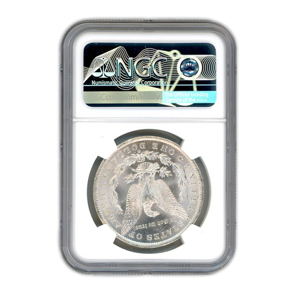 1884 Morgan Silver Dollar New Orleans - NGC MS63 Sight White