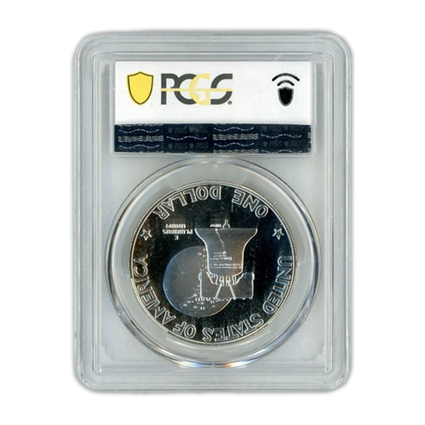1976-S Eisenhower Silver Dollar - PCGS PR70DCAM Sight White