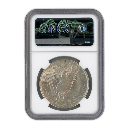 1921 Peace Silver Dollar - High Relief - NGC AU58