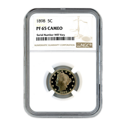 1898 Liberty Head Nickel - PF65 Cameo