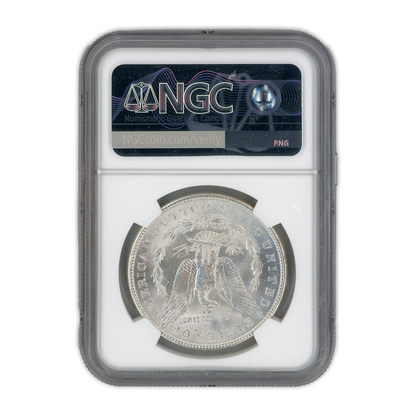 1902-O Morgan Silver Dollar - NGC MS64 Sight White