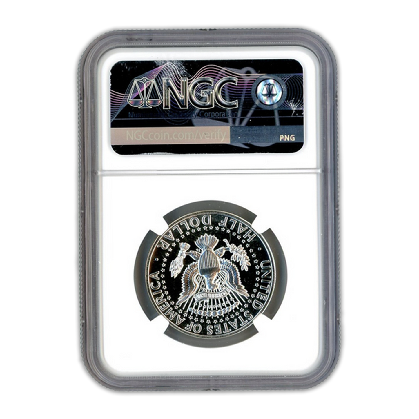 1964 Kennedy Silver Half Dollar - Accented Hair - NGC PF68 Sight White