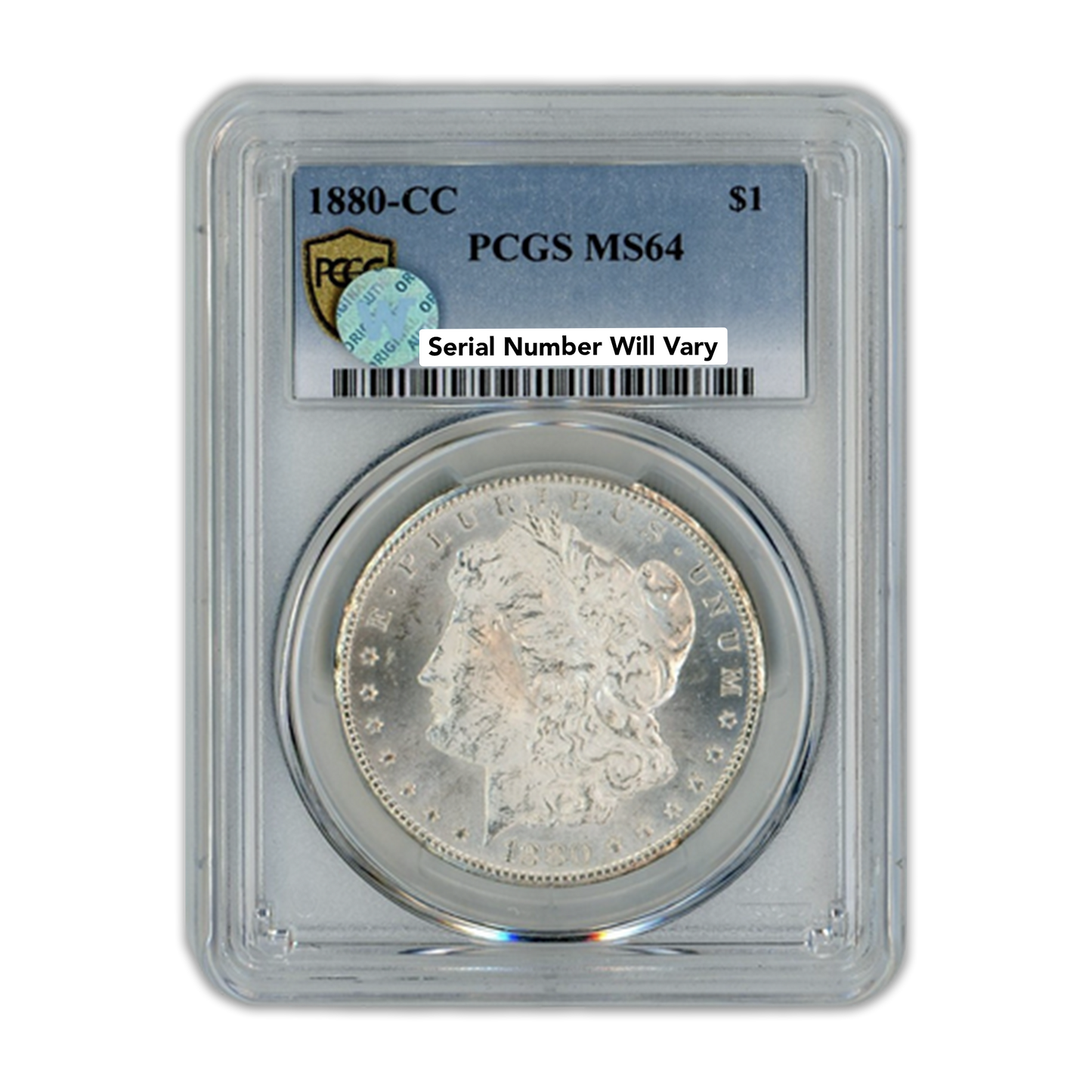 1880-CC Morgan Silver Dollar Carson City - MS64 Sight White
