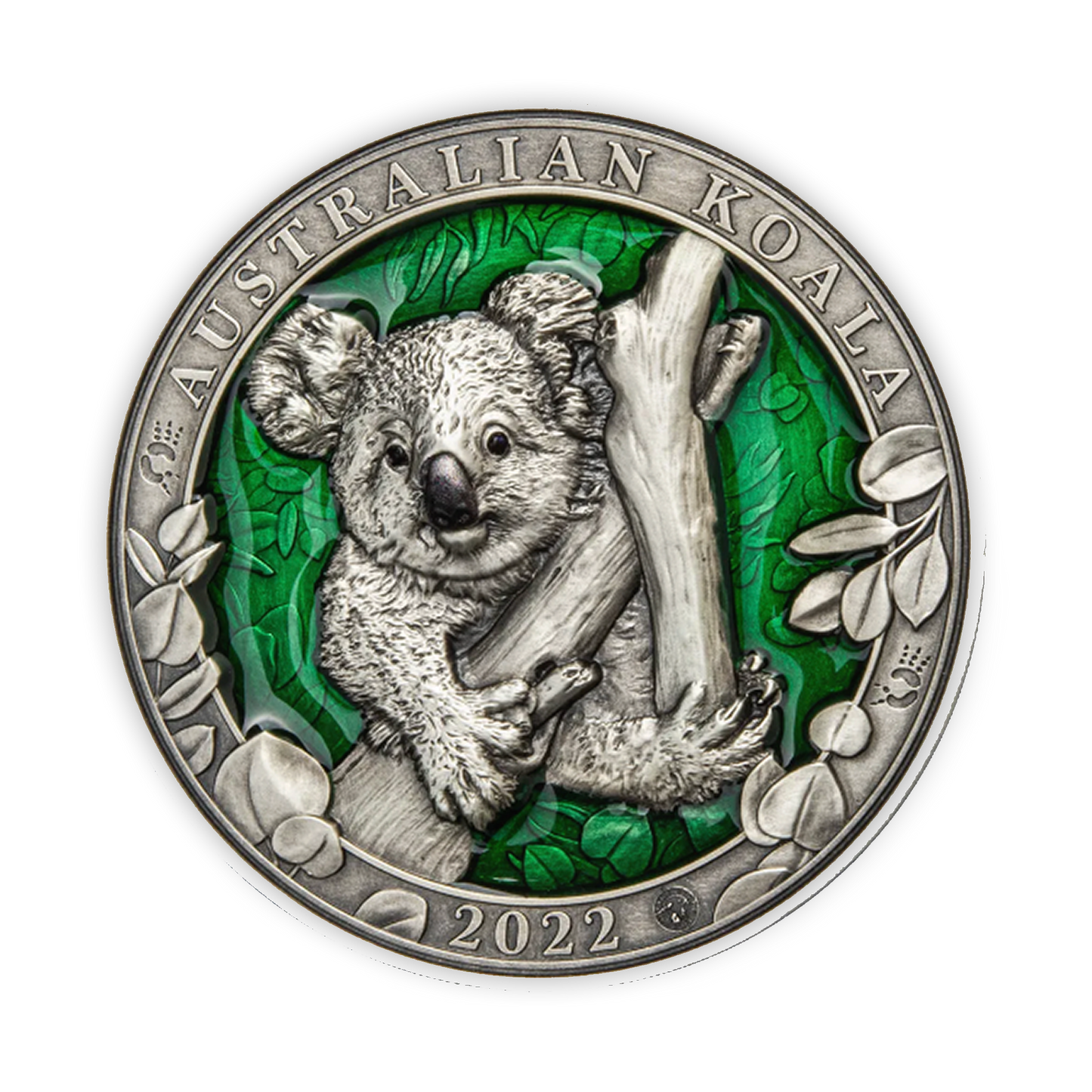 2022 3oz Silver Colours of Wildlife Koala Coin