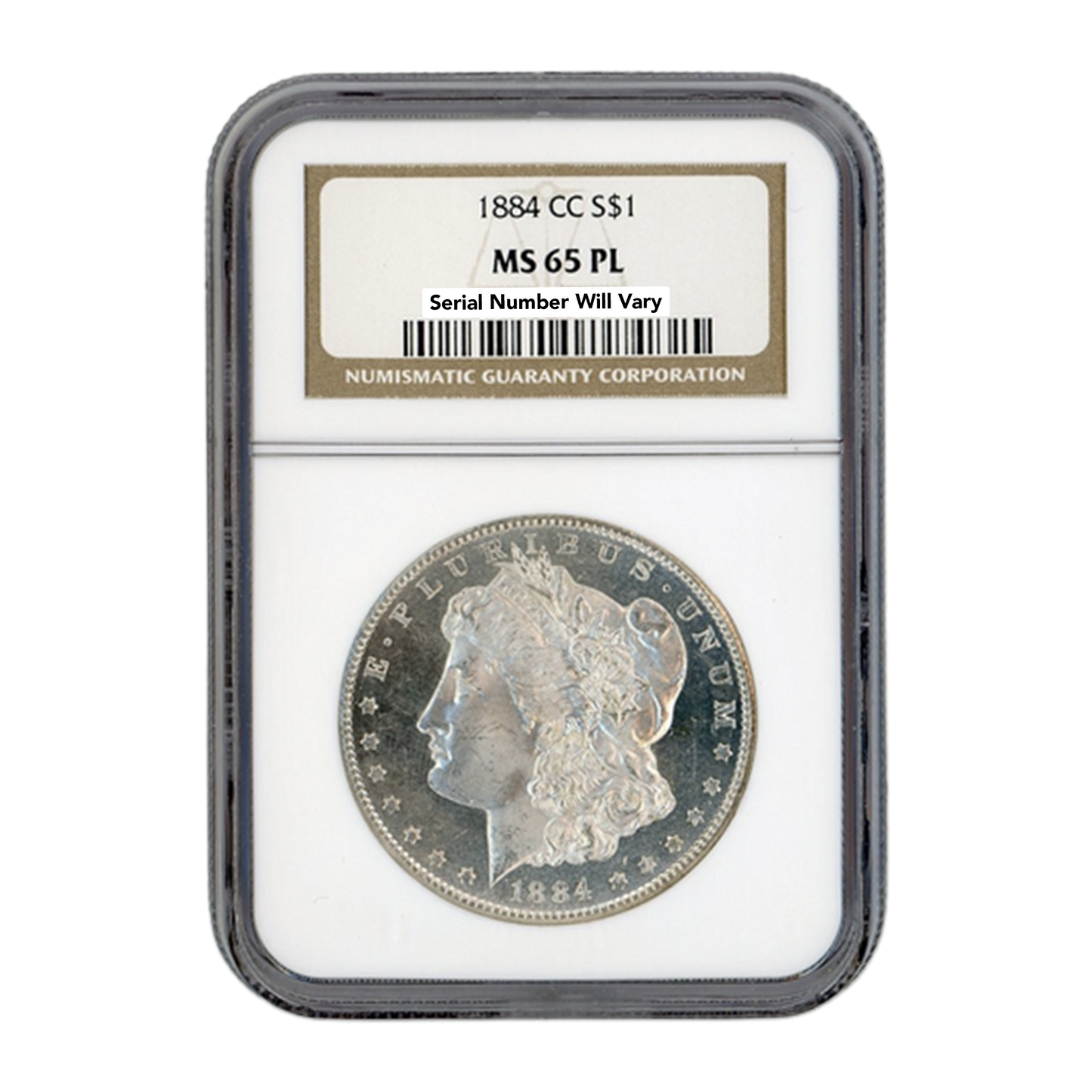 1884-CC Morgan Silver Dollar Carson City - MS65 PL
