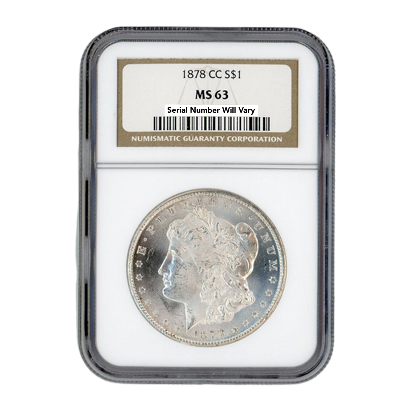 1878-CC Morgan Silver Dollar Carson City - NGC MS63