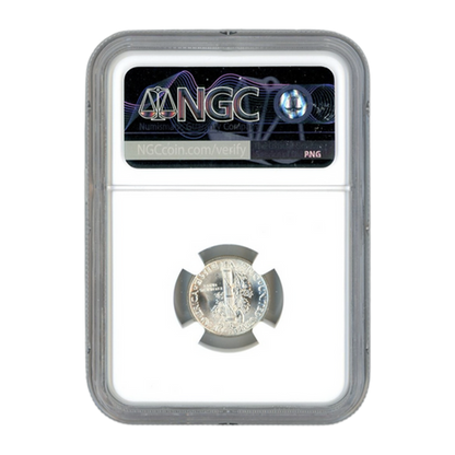 1945 Mercury Dime - NGC MS65 Sight White