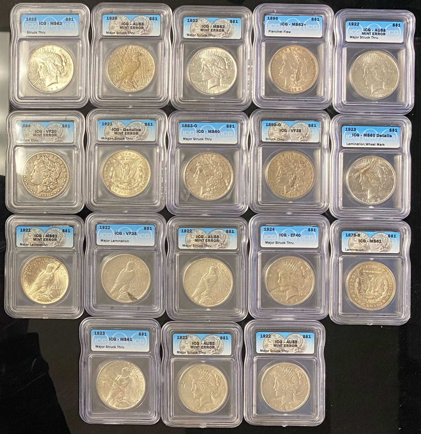 Silver Dollar Error Grab Bag - ICG