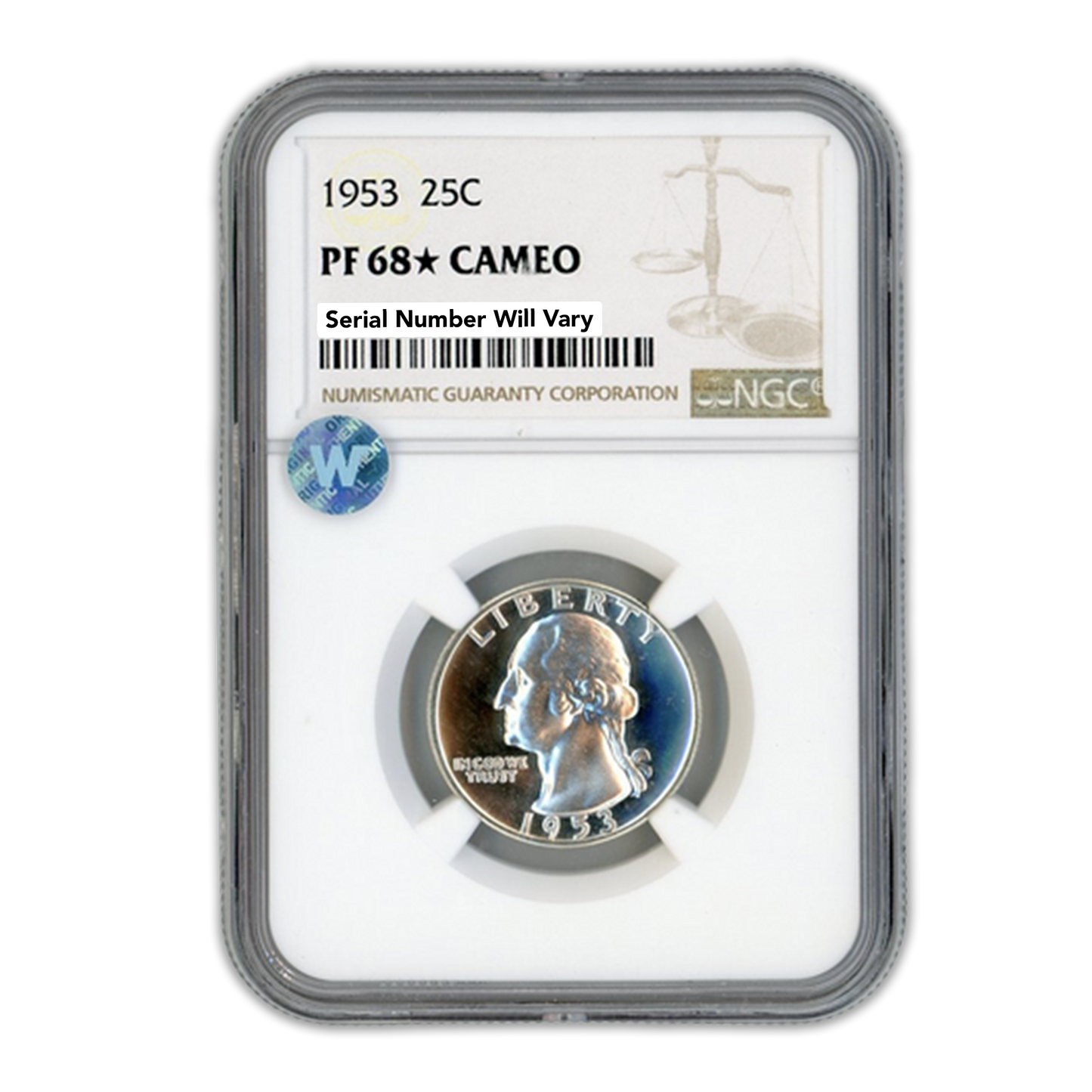 1953 Washington Quarter - NGC PF68* Star Sight White Cameo