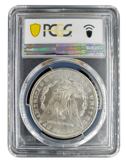 1884 Morgan Silver Dollar New Orleans - PCGS MS63 Sight White