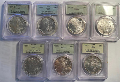 Morgan Silver Dollar PCGS Original Green Holder Grab Bag