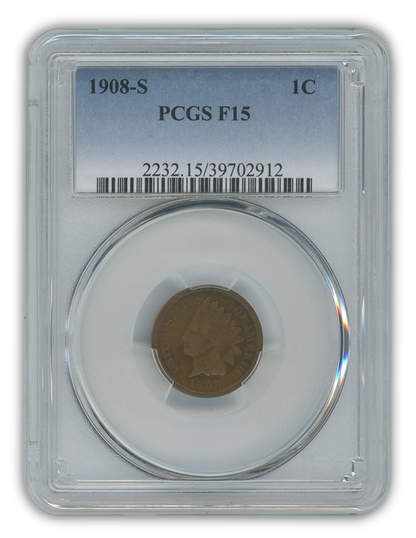 1908 S Indian Cent San Francisco - Fine 15