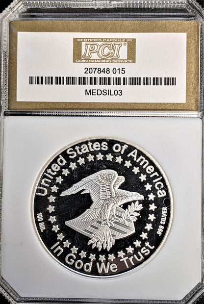 2003 Silver Eagle - Deep Cameo - Classic Coin Series - PCI PR70