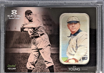 Baseball Greats Famous Cards 1 oz Silver - Cy Young - 47 of 1909