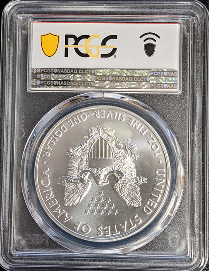 2021-(S) Silver Eagle T1 Emergency Issue PCGS MS70 First Day of Issue Small Spotting