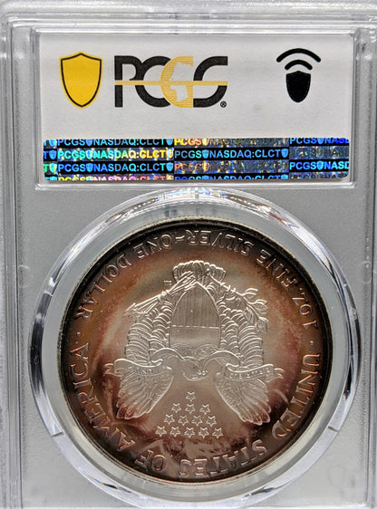 2006 Silver Eagle - Beautiful Toning - PCGS MS68