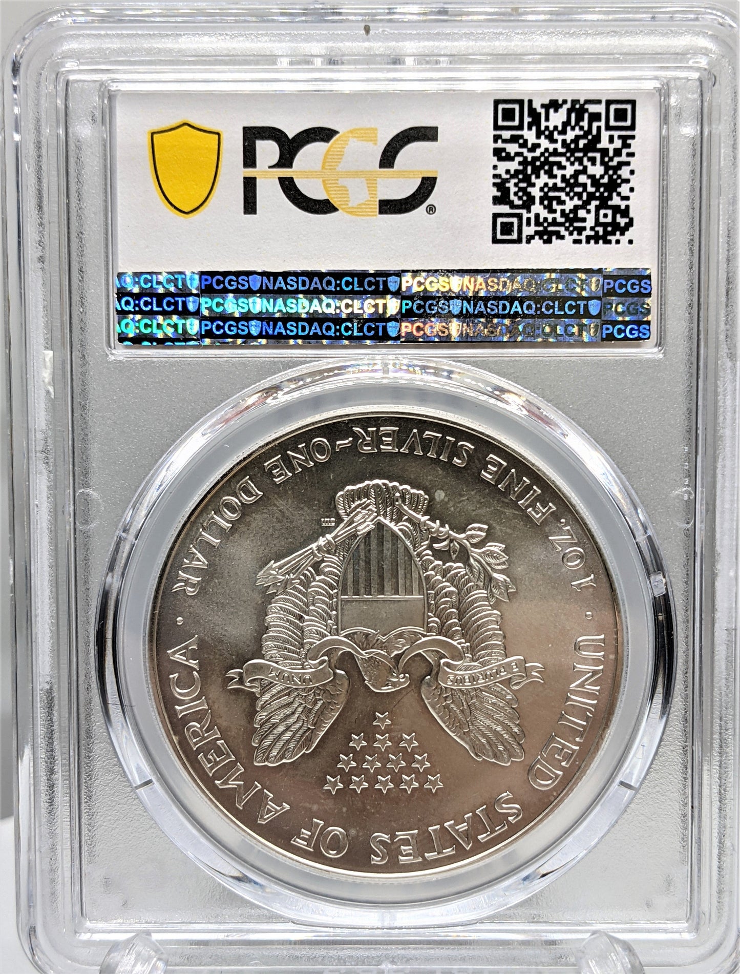 2000 Silver Eagle - Beautiful Toning - PCGS MS67