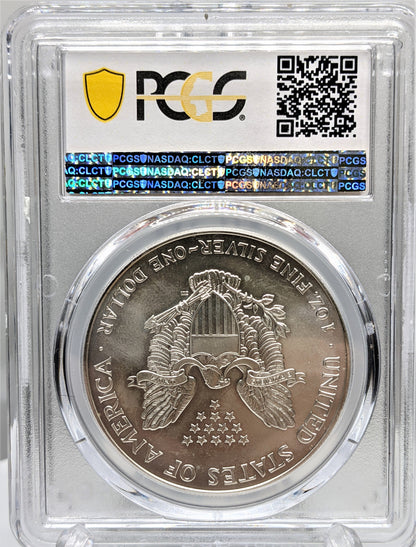 2000 Silver Eagle - Beautiful Toning - PCGS MS67
