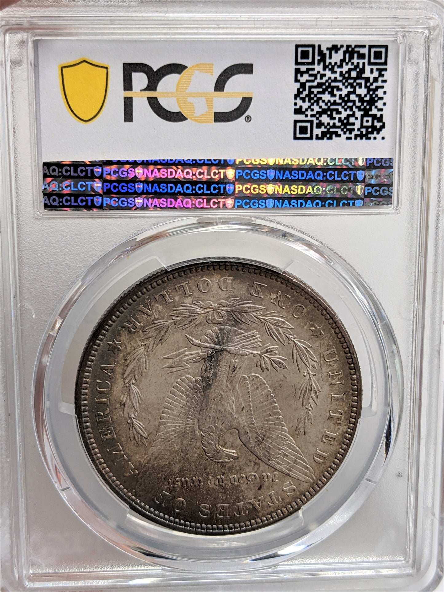 1887 Morgan Silver Dollar Philadelphia - PCGS MS64 Toning