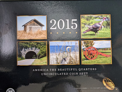 2015 America the Beautiful Quarters - Uncirculated Coin Set - OGP
