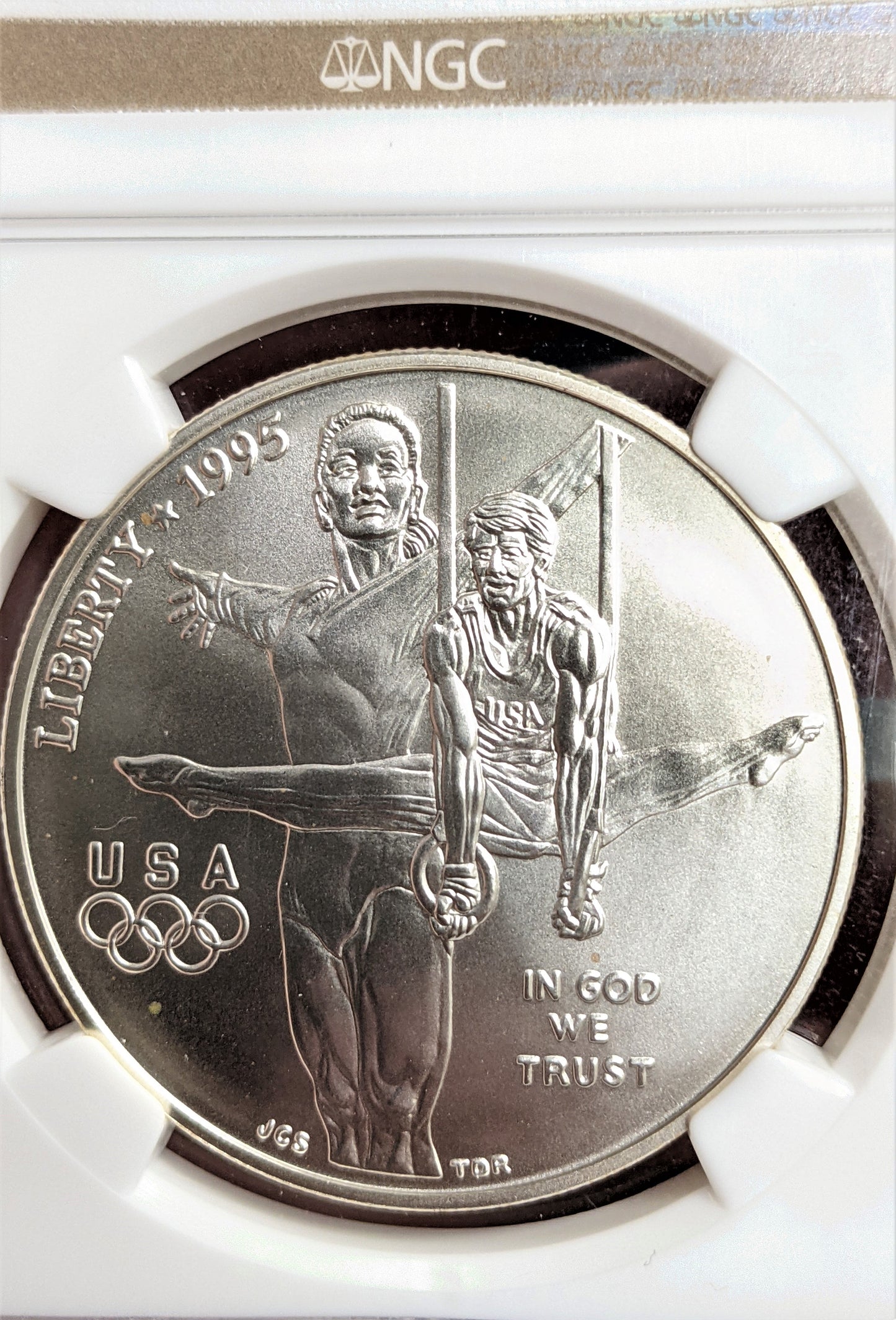 1995 D Olympics Gymnastics NGC MS70