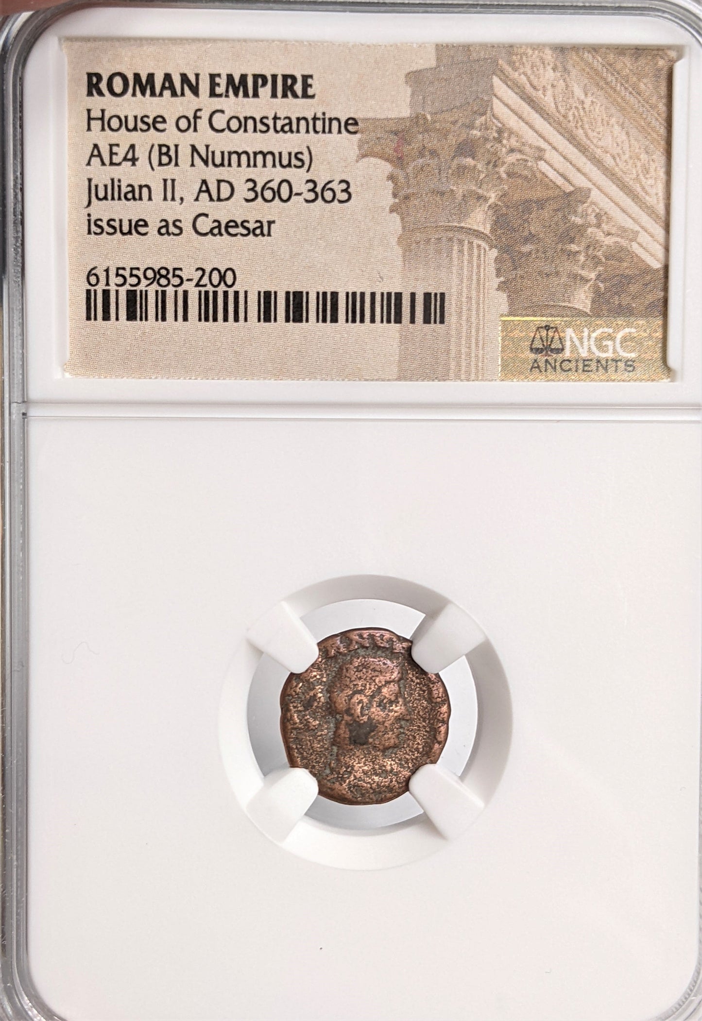 Ancient Roman Coin - AE4 - House of Constantine - NGC Certified