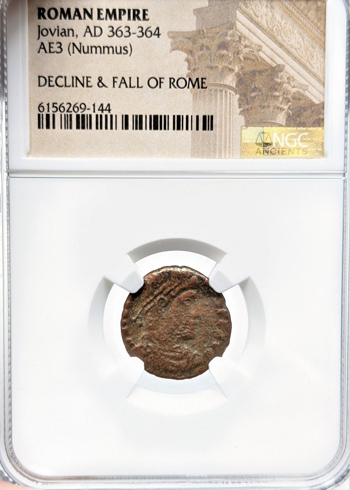Ancient Roman Coin - Gratian- Decline and Fall - NGC Certified