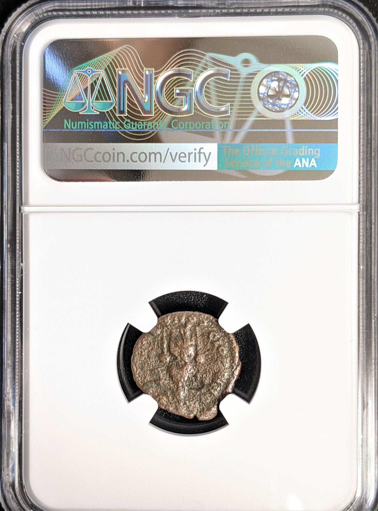 Ancient Roman Bronze Coin - Aelia Eudoxia - Decline and Fall - NGC Certified