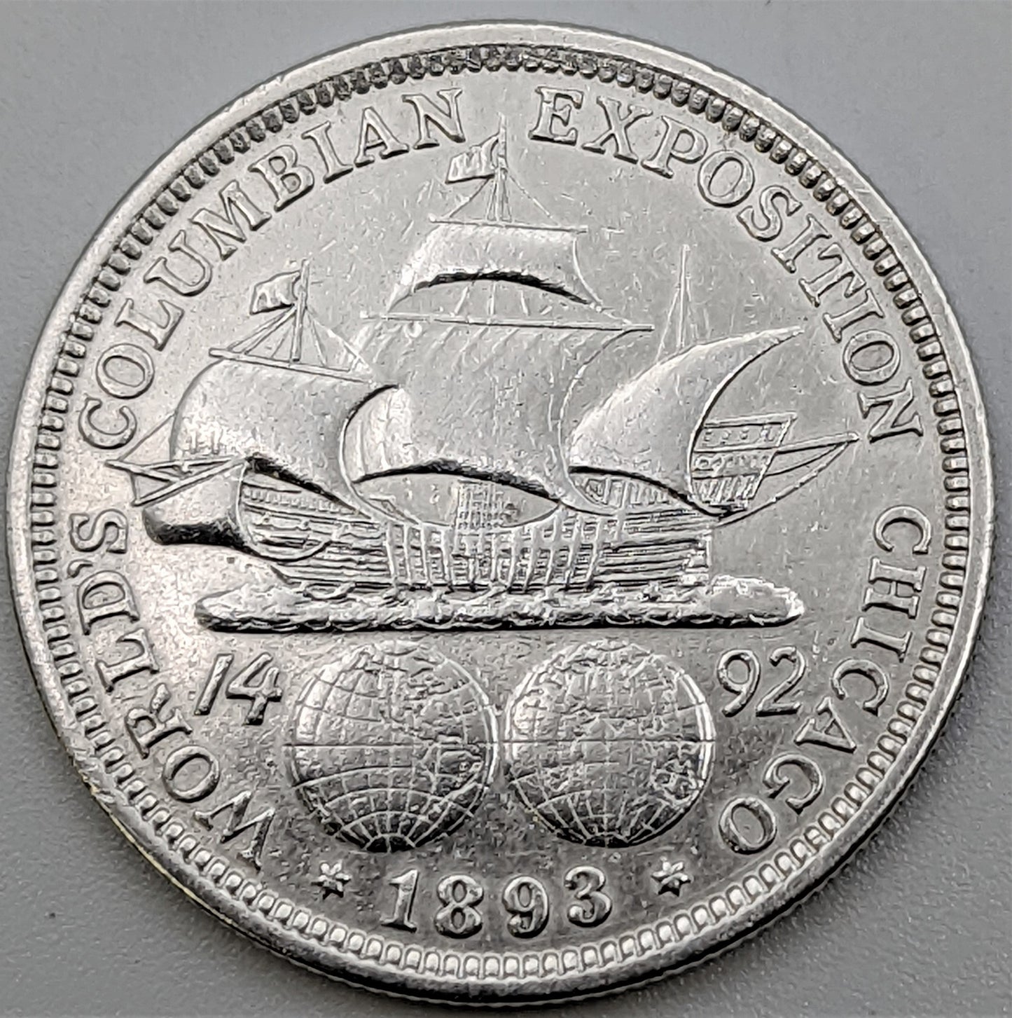 1893 Columbian Exposition Silver Half Dollar - Uncirculated