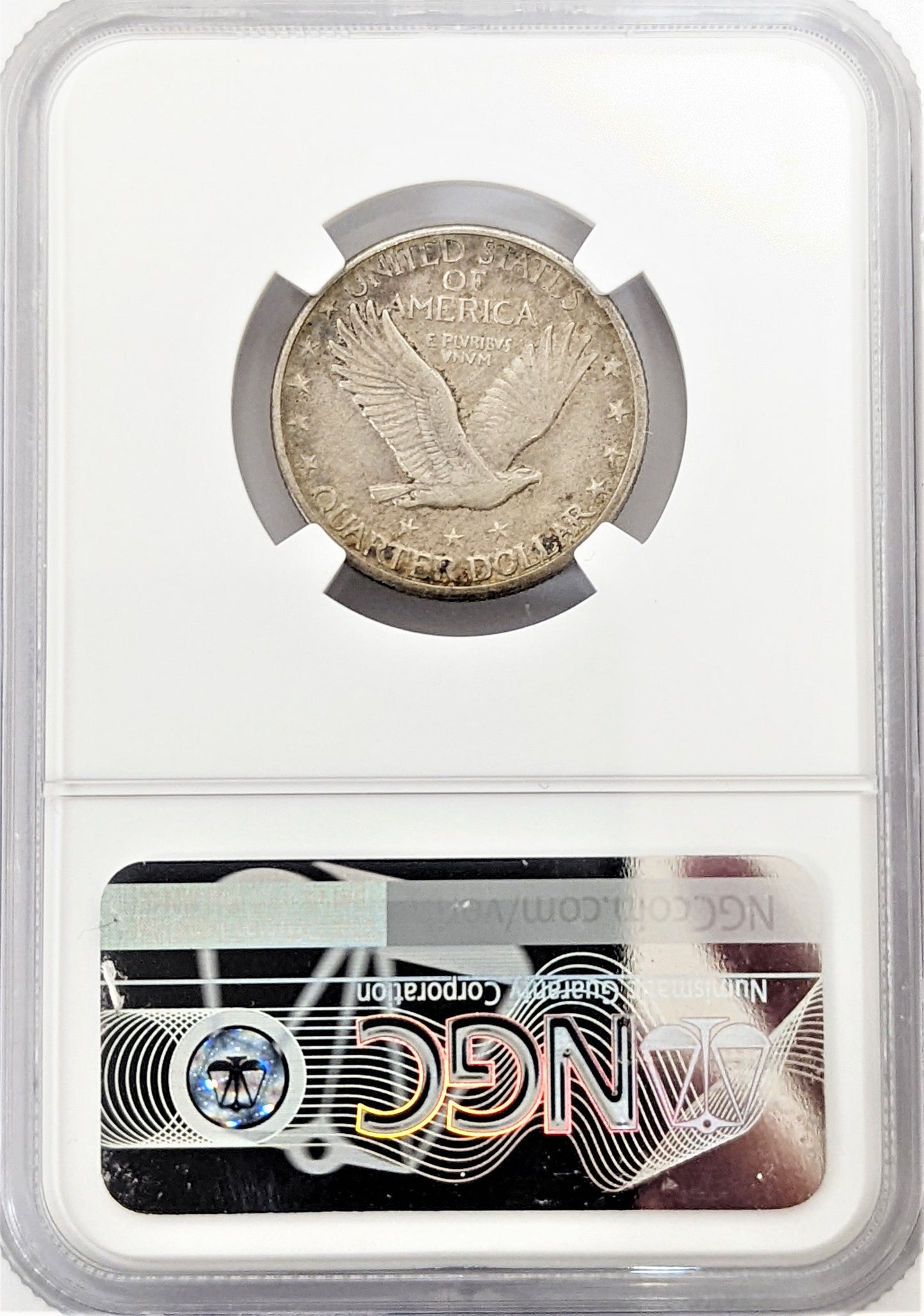 1918 Standing Liberty Quarter Dollar Denver - NGC XF45