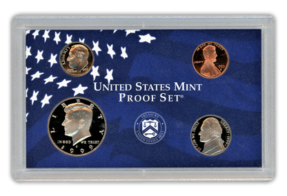 1999 US Proof Set - 9 Coins
