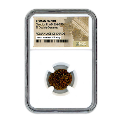 Ancient Roman Bronze Coin - Claudius II Gothicus- Age of Chaos - NGC Certified