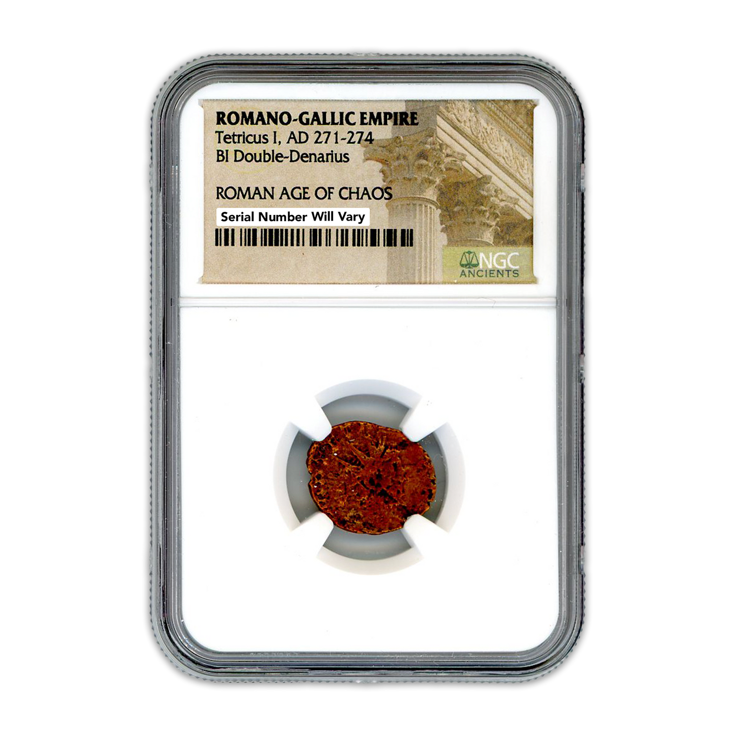 Ancient Roman Bronze Coin - Tetricus I- Age of Chaos - NGC Certified