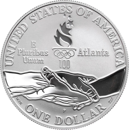 1995  Blind Runner - Silver Commemorative Proof Dollar