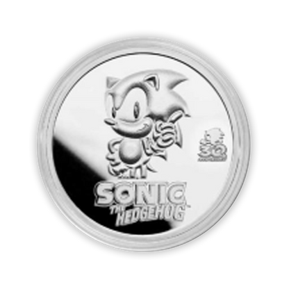 2021 Sonic the Hedgehog  - 30th Anniversary - 1 Oz Silver Proof