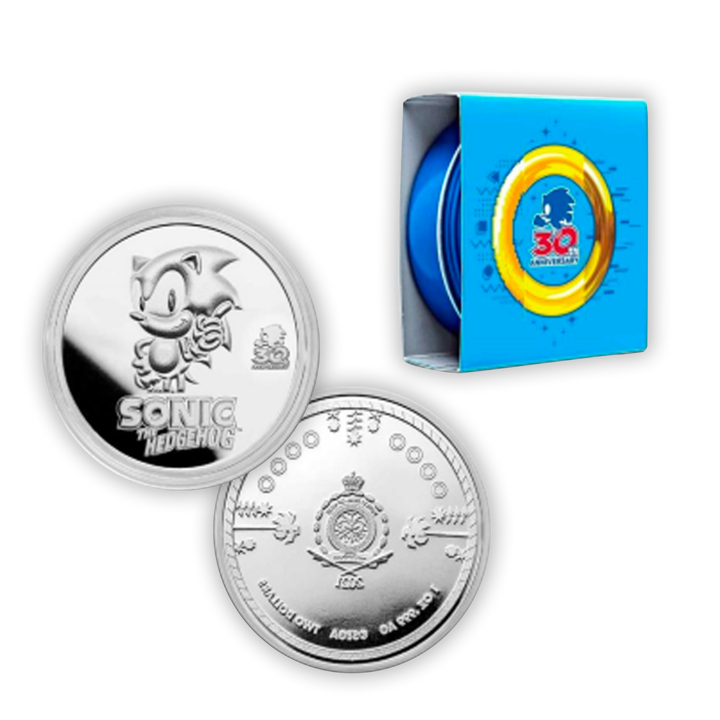 2021 Sonic the Hedgehog  - 30th Anniversary - 1 Oz Silver Proof