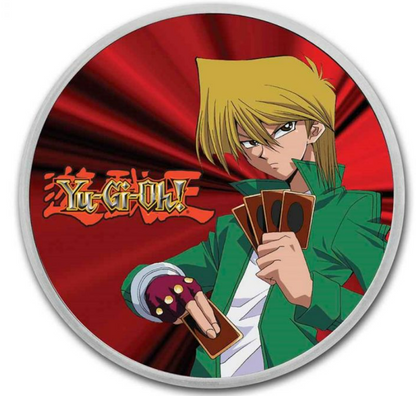 2022 1oz Silver Yu-Gi-Oh Joey Wheeler & Red Eye Dragon Coin Tin Set
