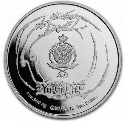 2022 1oz Silver Yu-Gi-Oh Joey Wheeler & Red Eye Dragon Coin Tin Set
