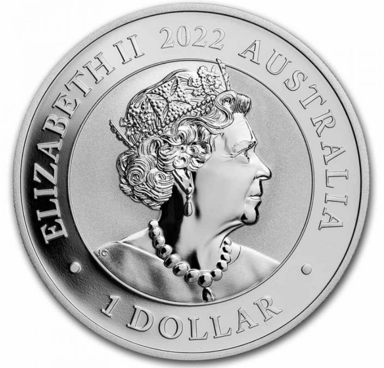 2022 1 Oz Australian Swan Silver Coin