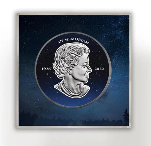 2022 Night Time Maple Leaf 1 Oz Silver - Icon Mint Special Edition