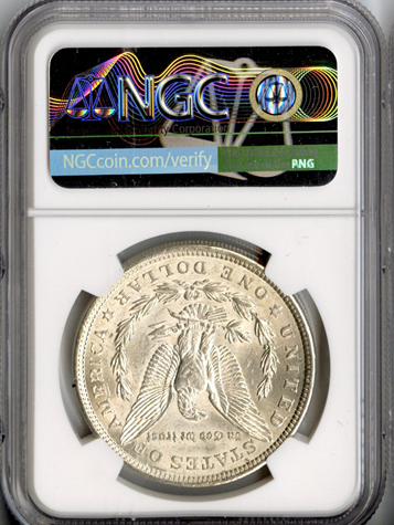 1921 Morgan Silver Dollar Philadelphia - NCG Gem BU Wayne Miller Signature Label