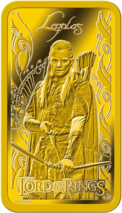 2022 Lord of the Rings - Legolas - 0.5 gram Gold Bar