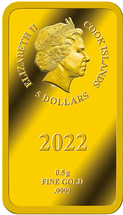 2022 Lord of the Rings - Legolas - 0.5 gram Gold Bar