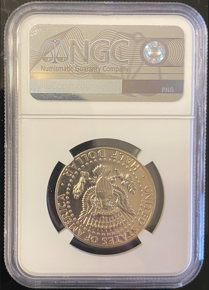 1990 Kennedy Half Dollar Philadelphia NGC MS66 PL
