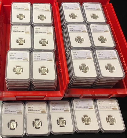 Mercury Dime Grab Bag - NGC MS 65-67
