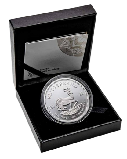2021 2oz South Africa Silver Krugerrand Proof