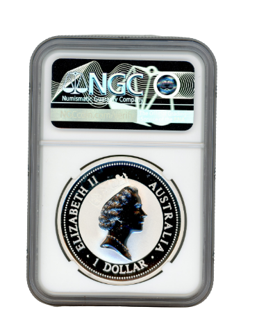 1994  1 oz Australia Kookaburra Silver NGC MS69