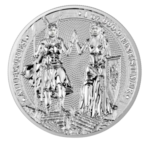 2023 1 oz Germania Allegories Galia & Germania Brilliant Uncirculated